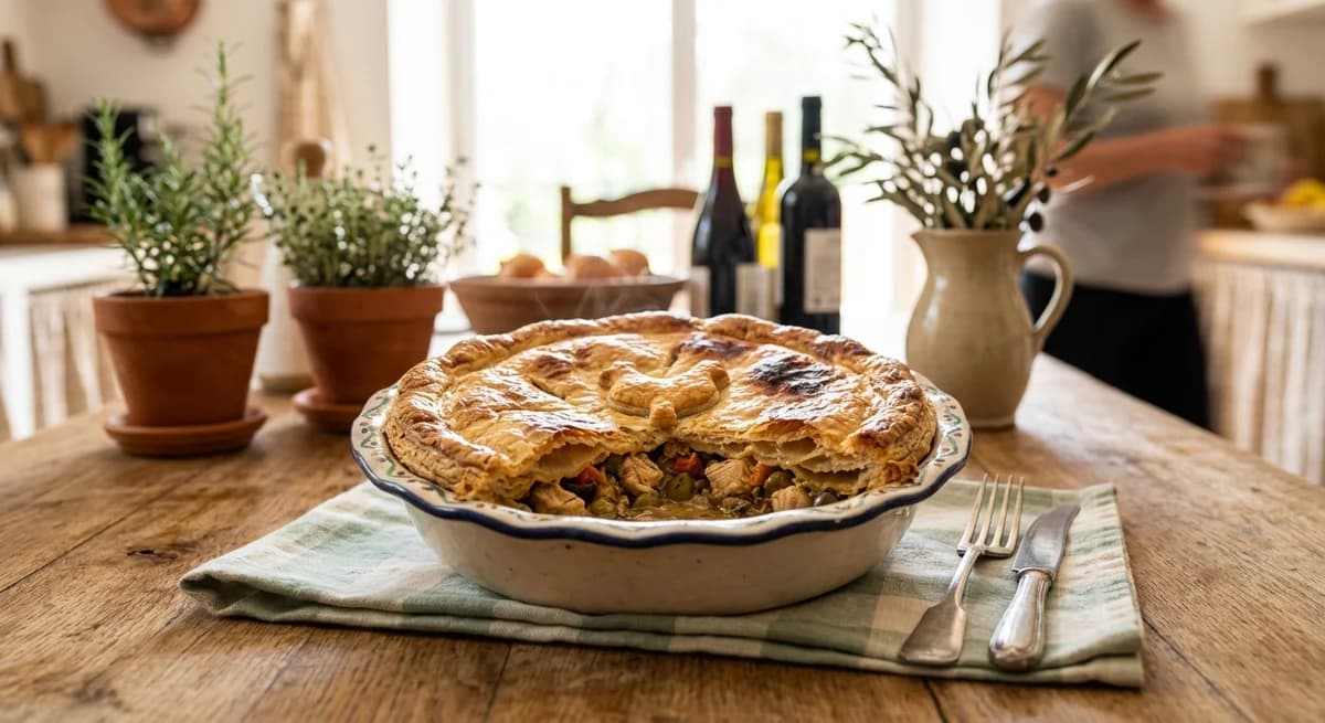 Rustic Spanish Chicken Pie Recipe