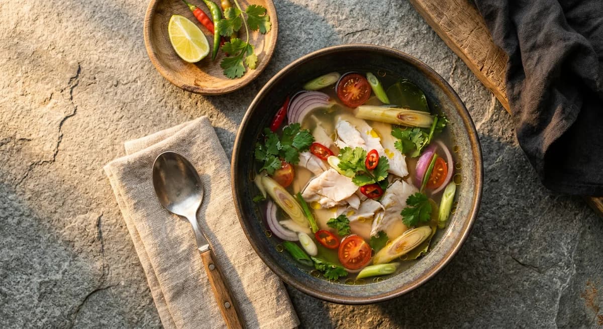 Aromatic Lemongrass Thai-Style Fish Broth Recipe