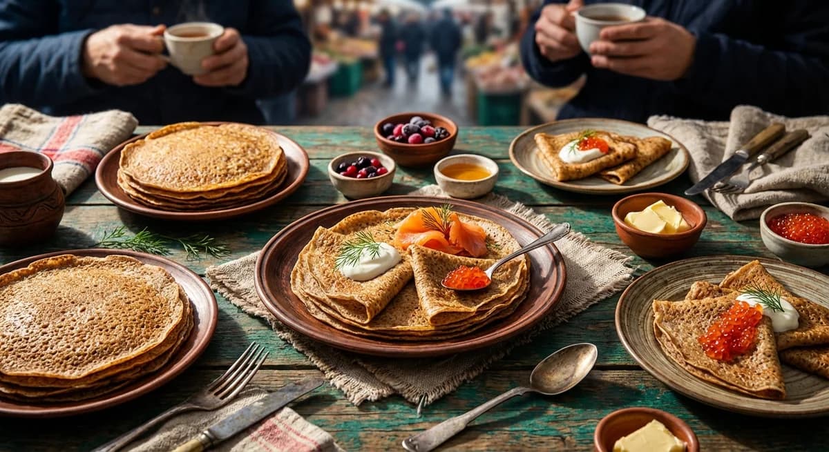 Authentic Buckwheat Blini Pancakes Recipe