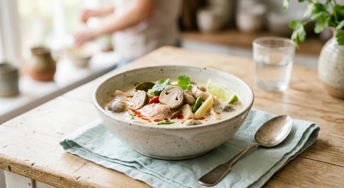 Authentic Homestyle Tom Kha Gai Recipe