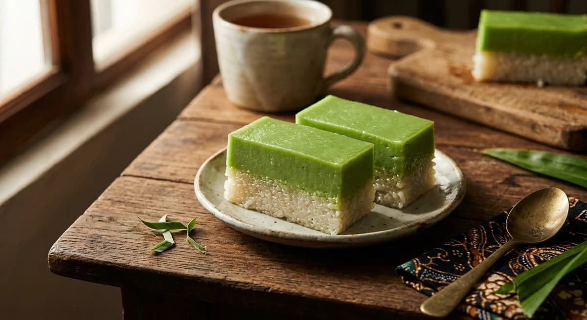 Authentic Pandan Seri Muka Kuih Recipe