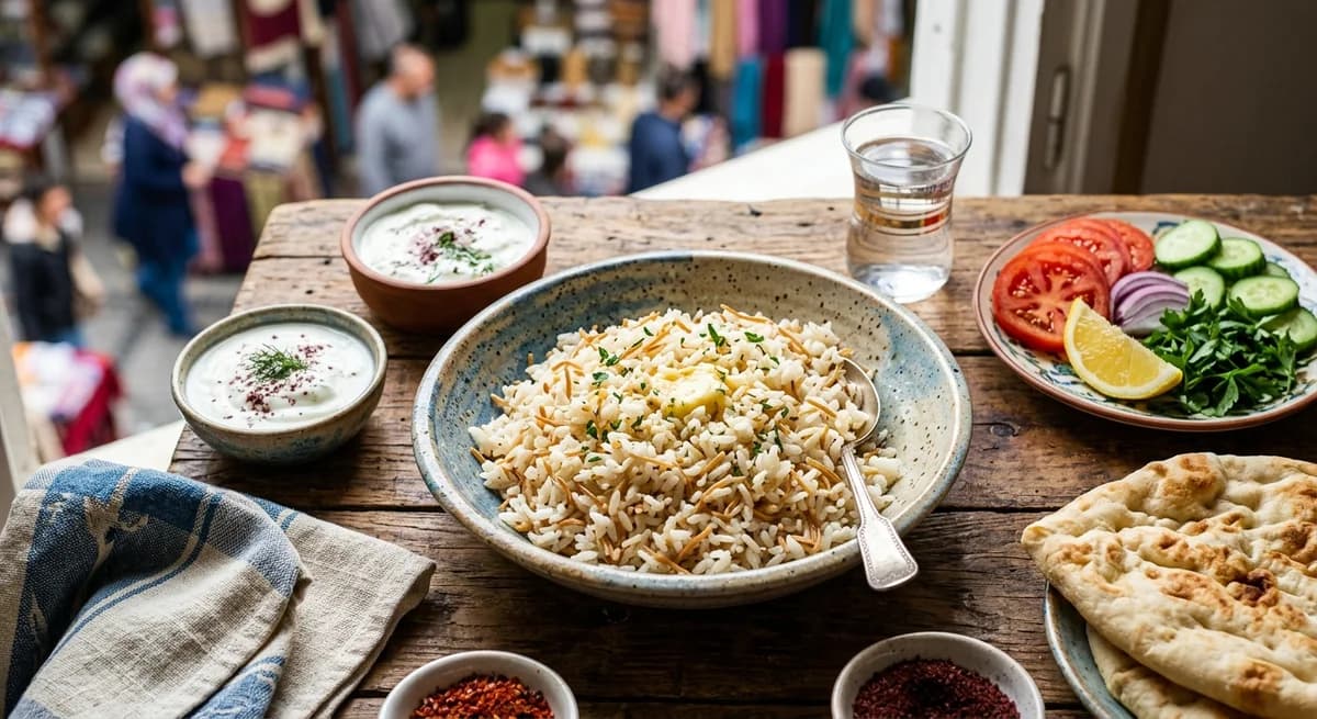 Buttery Homestyle Turkish Rice Recipe