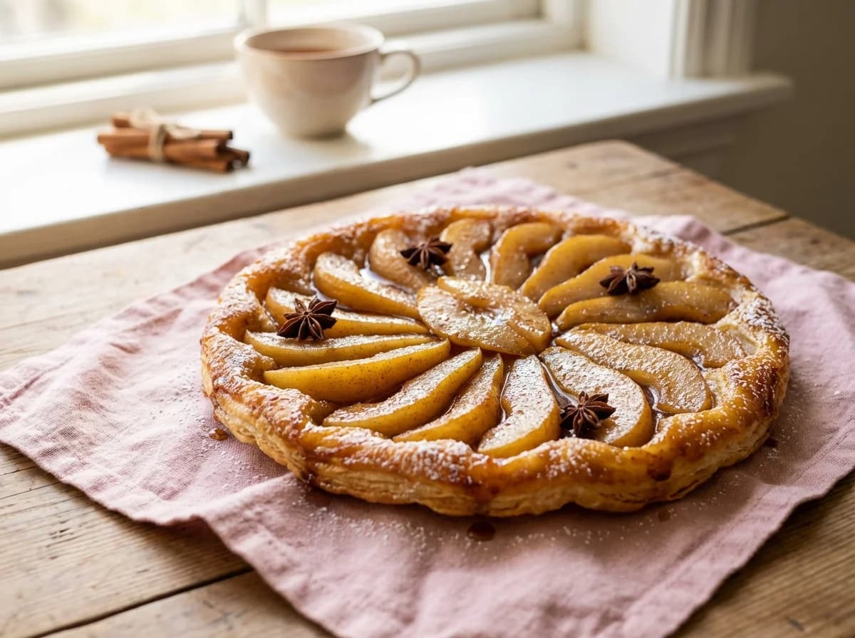 Chai-Spiced Pear Tarte Tatin