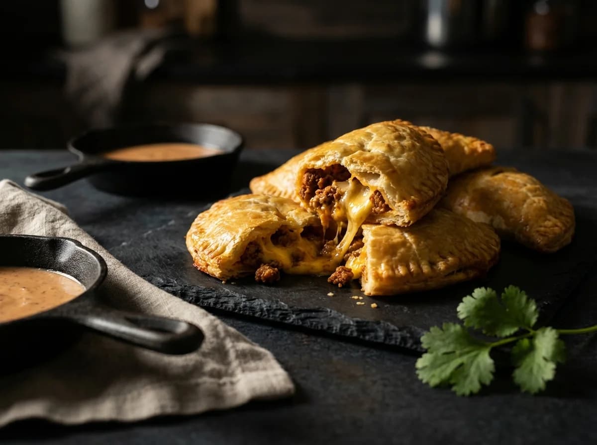 Cheesy Chorizo and Egg Breakfast Empanadas