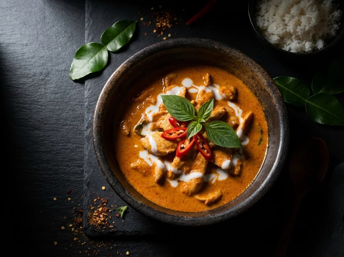 Classic Creamy Panang Chicken Curry