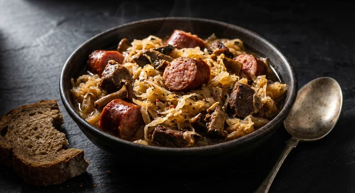 Classic Hearty Bigos with Kielbasa