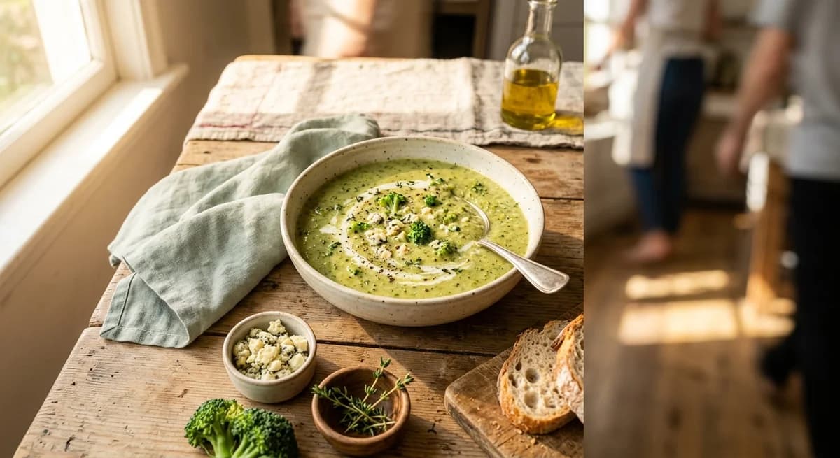 Creamy Broccoli and Stilton Soup Recipe