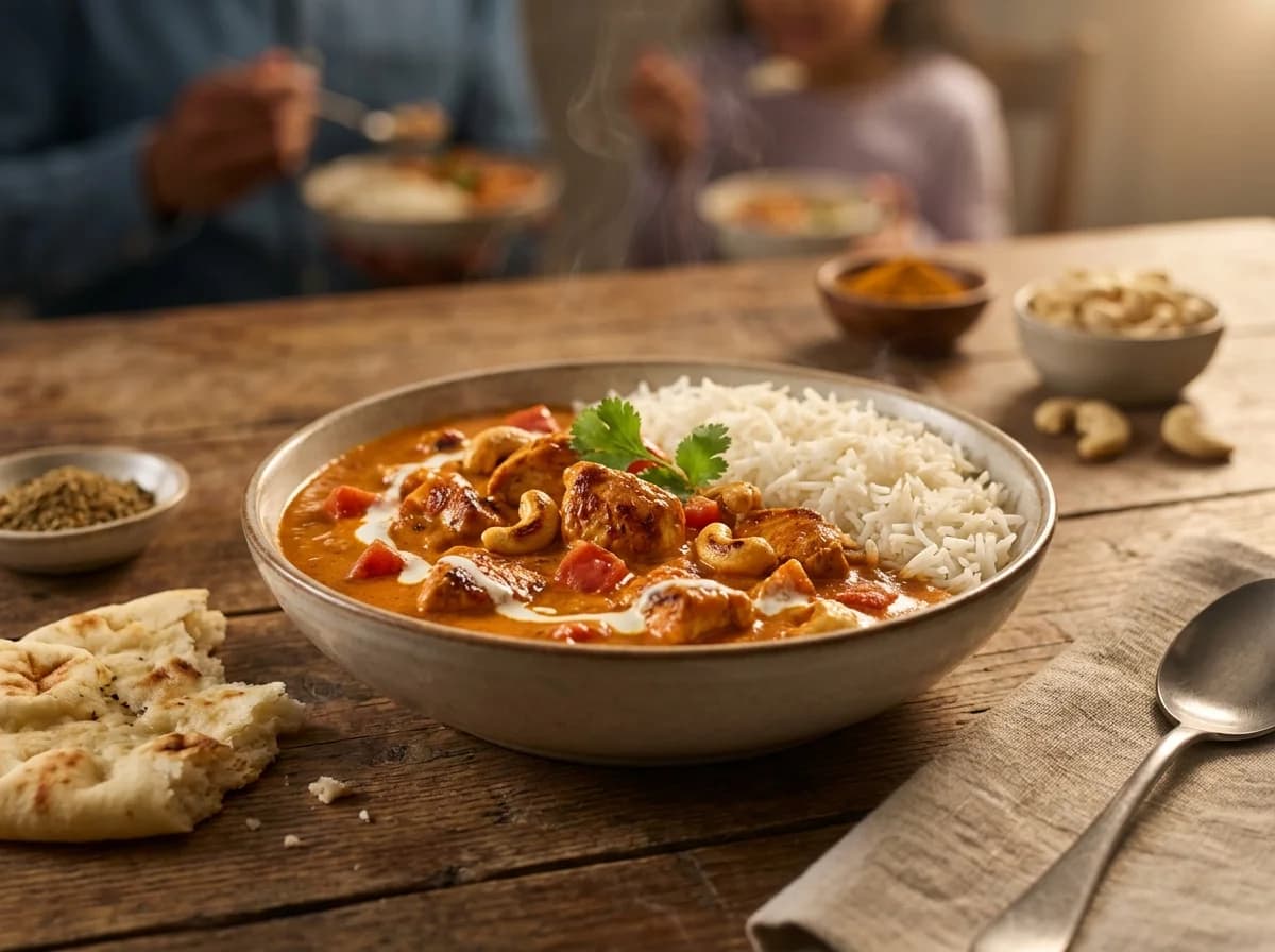 Creamy Cashew & Tomato Chicken Curry