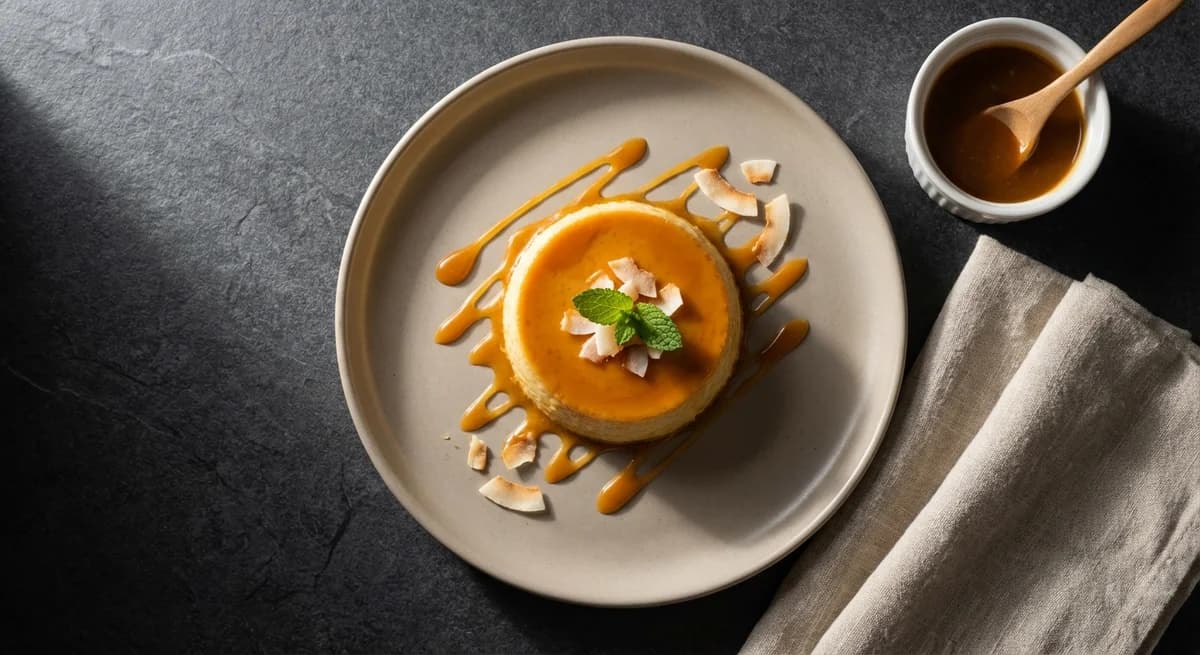 Creamy Coconut Cream Cheese Flan