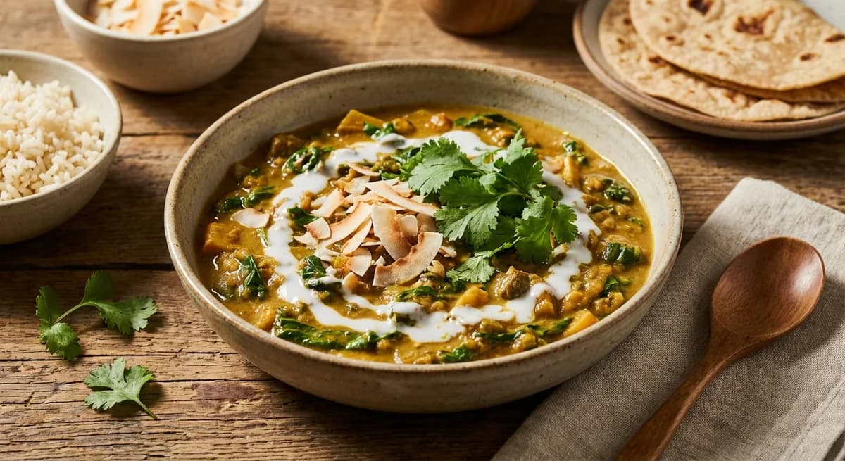 Creamy Coconut Curry Sukuma Wiki