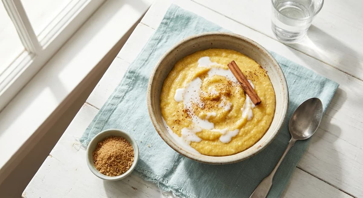 Creamy Coconut Jamaican Cornmeal Porridge Recipe
