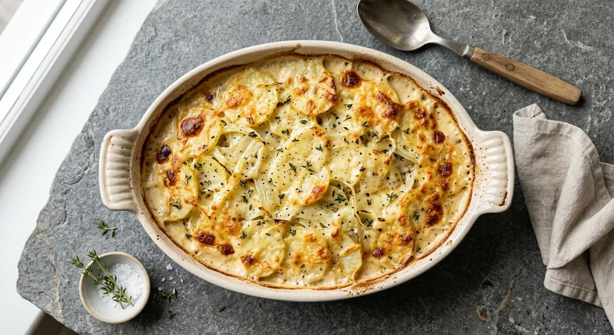 Creamy Gruyère Fennel Dauphinoise Recipe