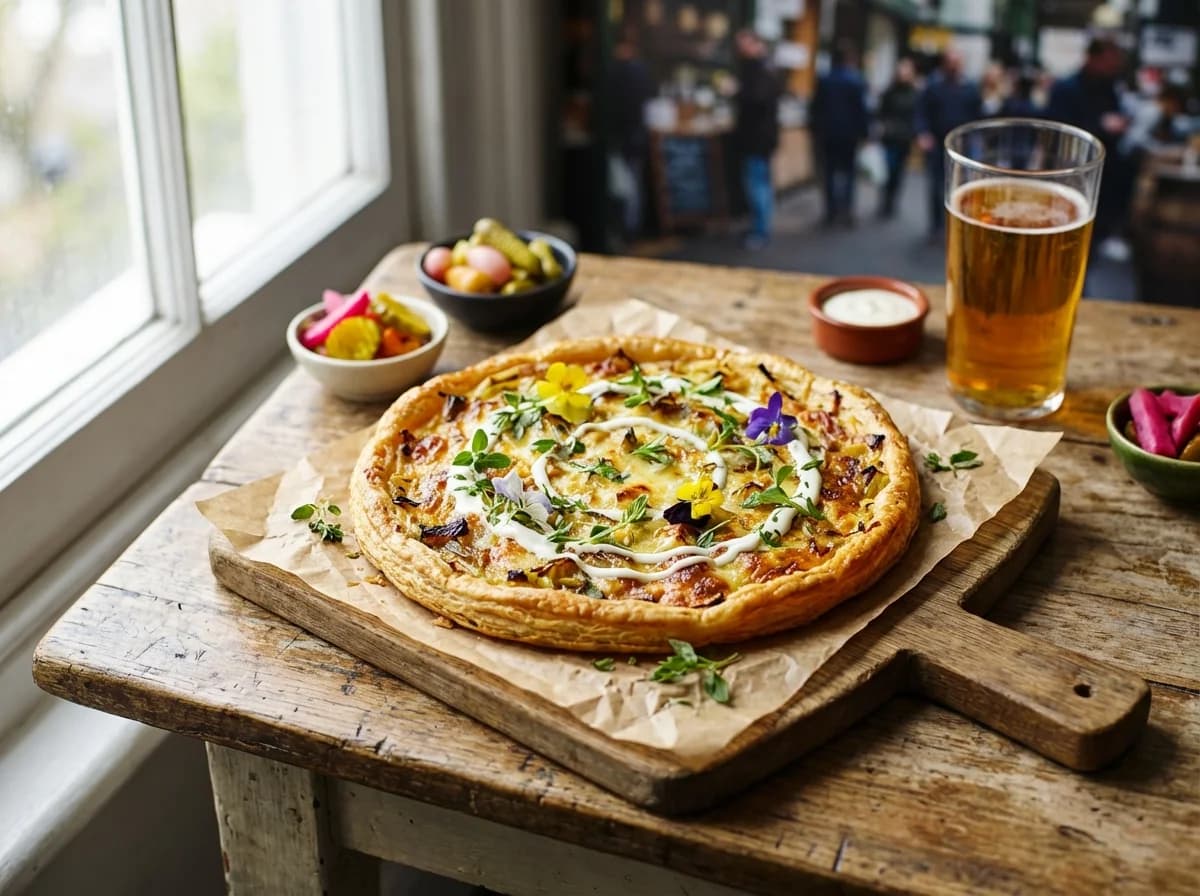 Creamy Leek and Gruyère Flamiche