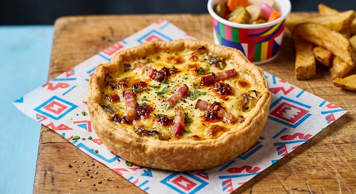 Creamy Leek and Smoked Bacon Flamiche