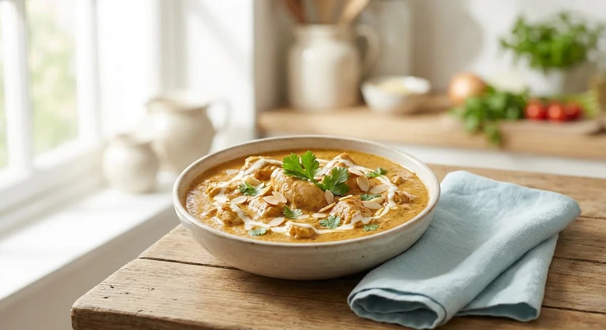 Creamy Malai Chicken Handi