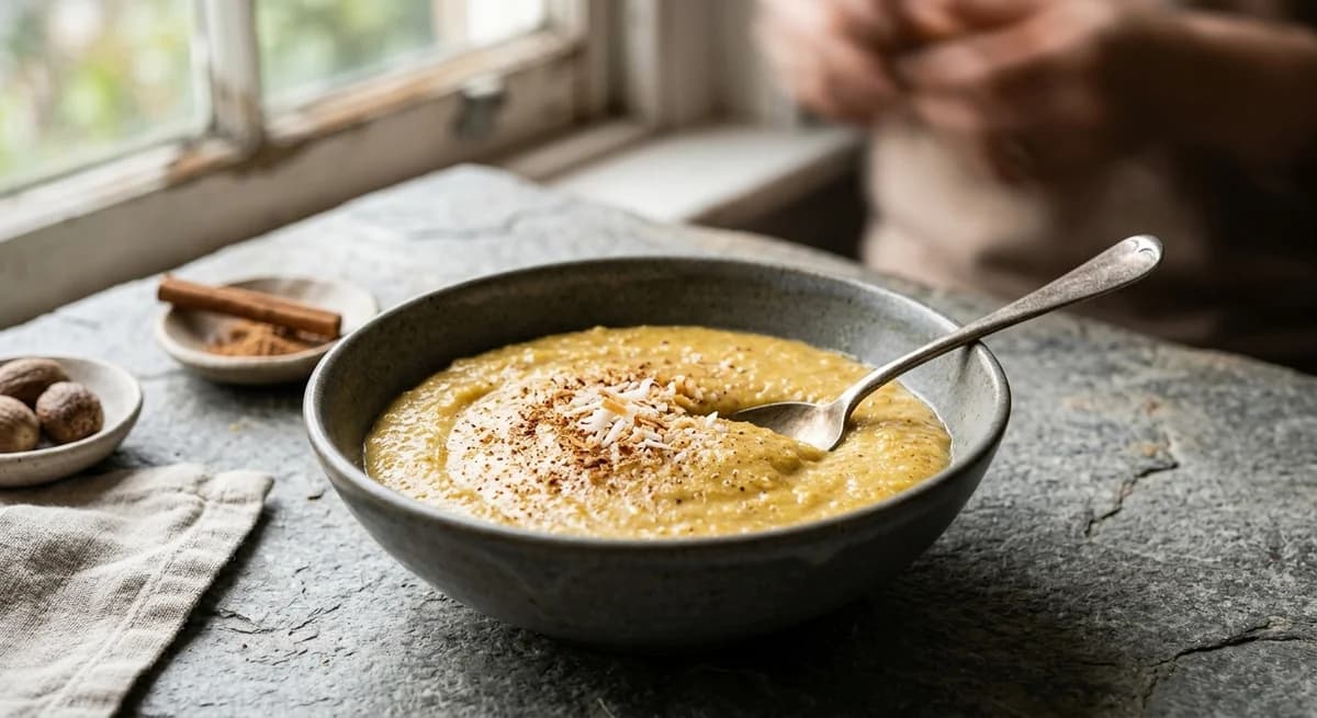 Creamy Spiced Jamaican Cornmeal Porridge Recipe