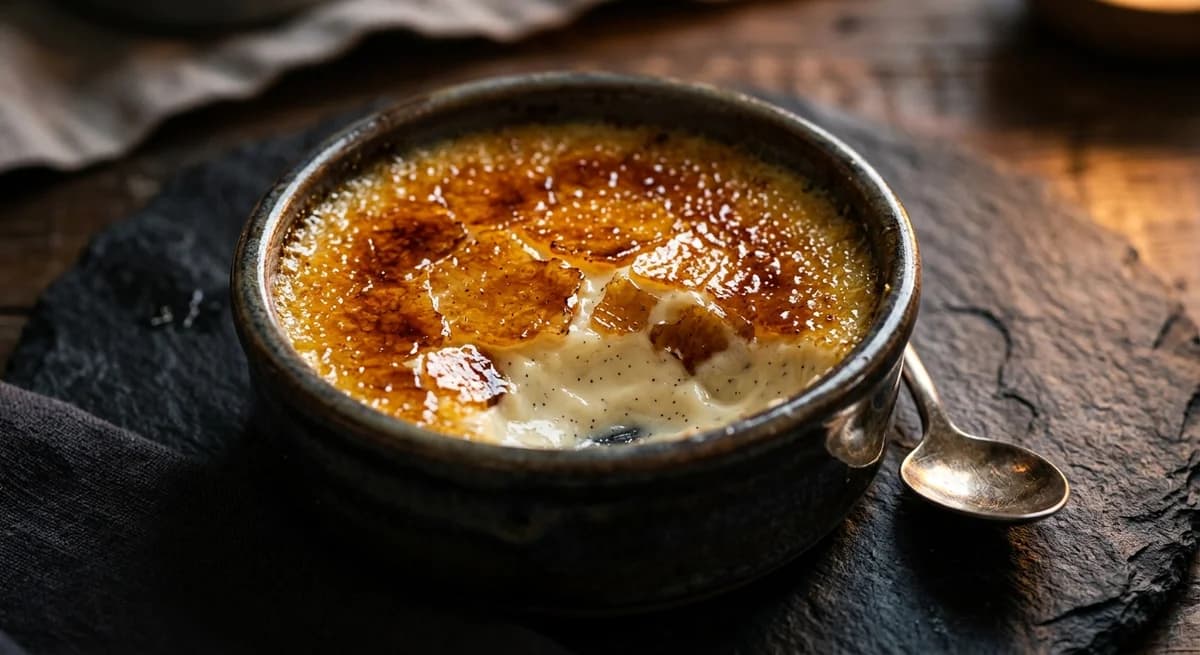 Creamy Vanilla Bean White Chocolate Creme Brulee Recipe