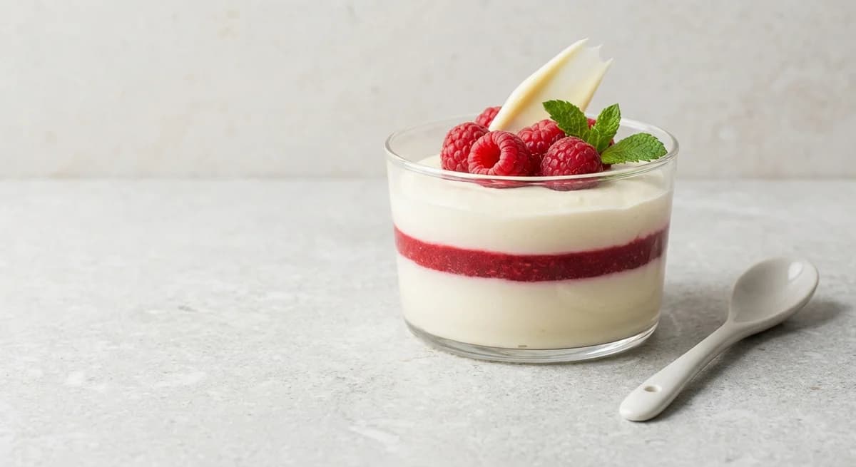 Creamy White Chocolate Raspberry Mousse