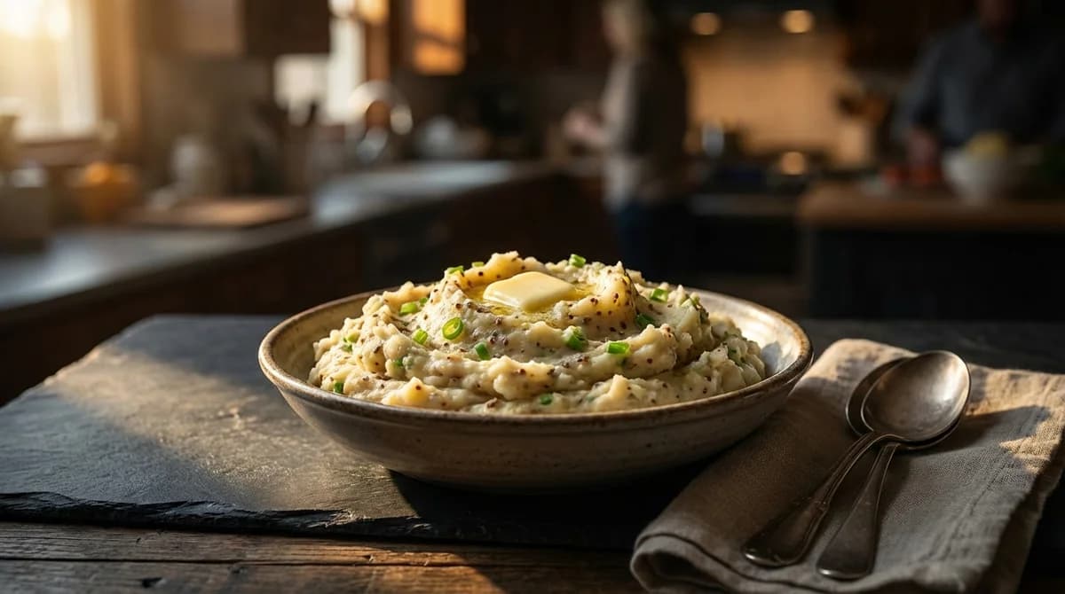 Creamy Whole Grain Mustard Champ Recipe