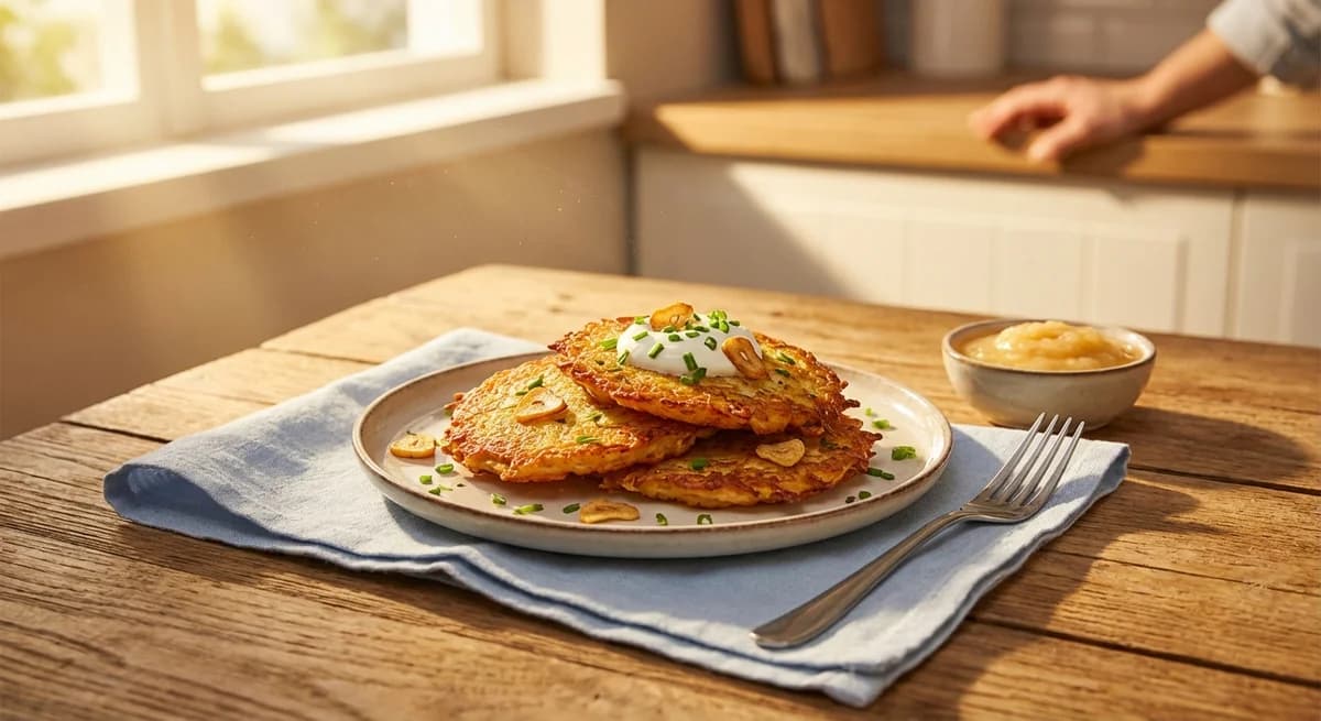 Crispy Garlic Zemiakové Placky Recipe