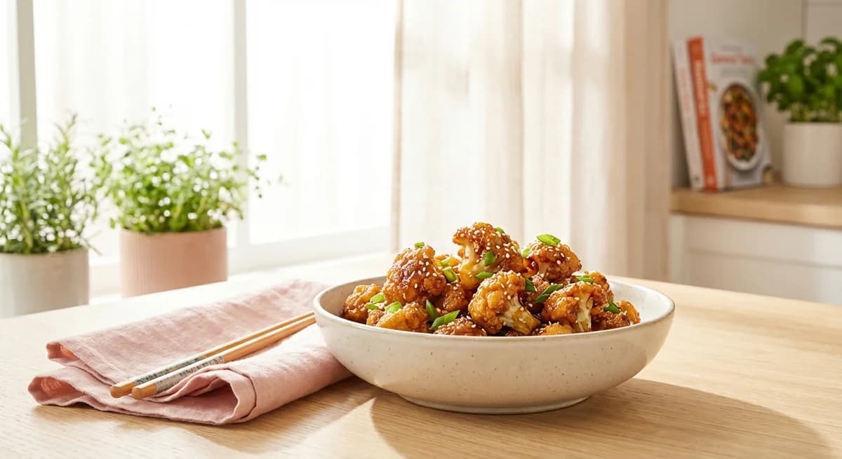 Crispy General Tso's Cauliflower
