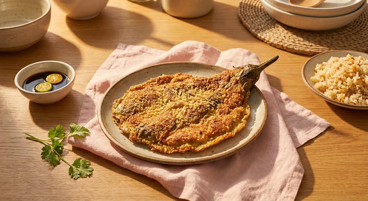 Crispy Panko Crusted Tortang Talong