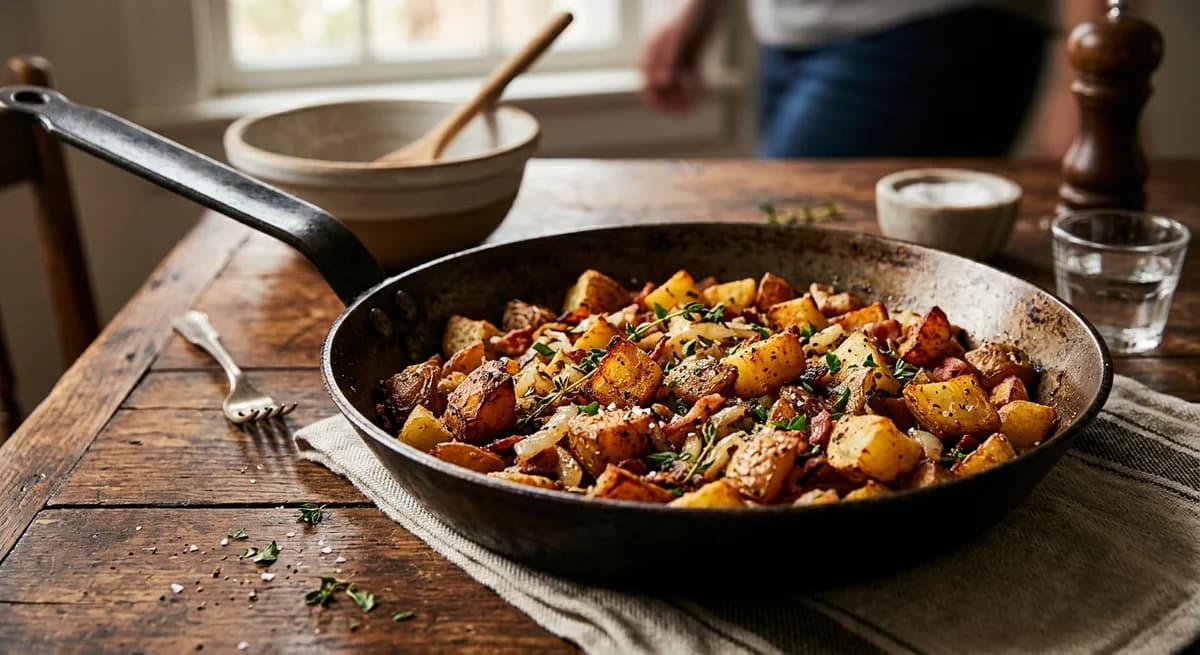 Crispy Skillet Breakfast Potatoes Recipe