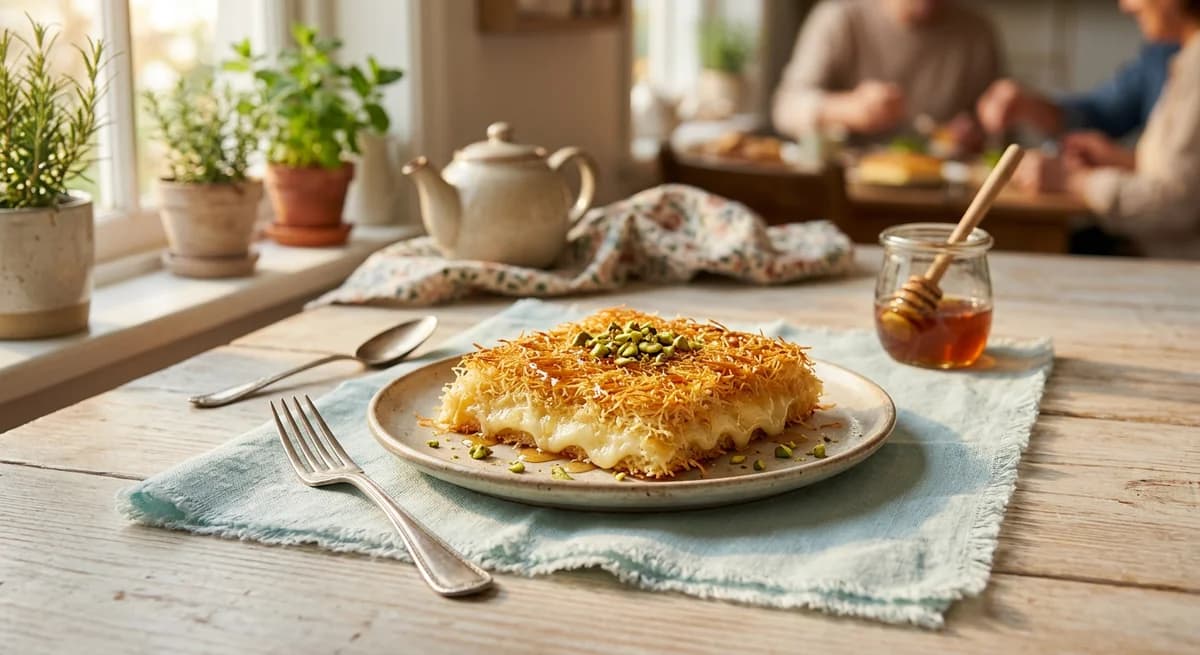 Crispy Sweet Cheese Knafeh Recipe