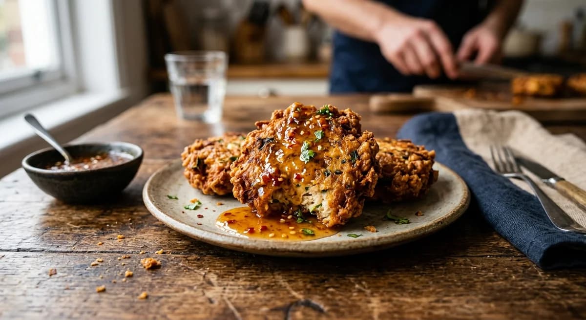 Crispy Thai Chicken Cakes with Sweet Chilli Sauce Recipe