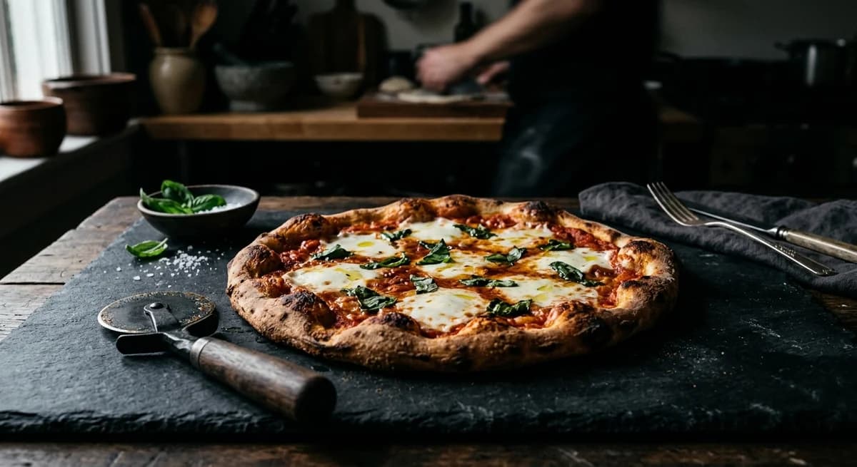 Crispy Thin-Crust Margherita Pizza Recipe