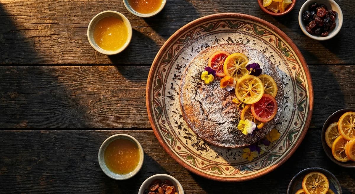 Earl Grey and Lemon Dundee Cake