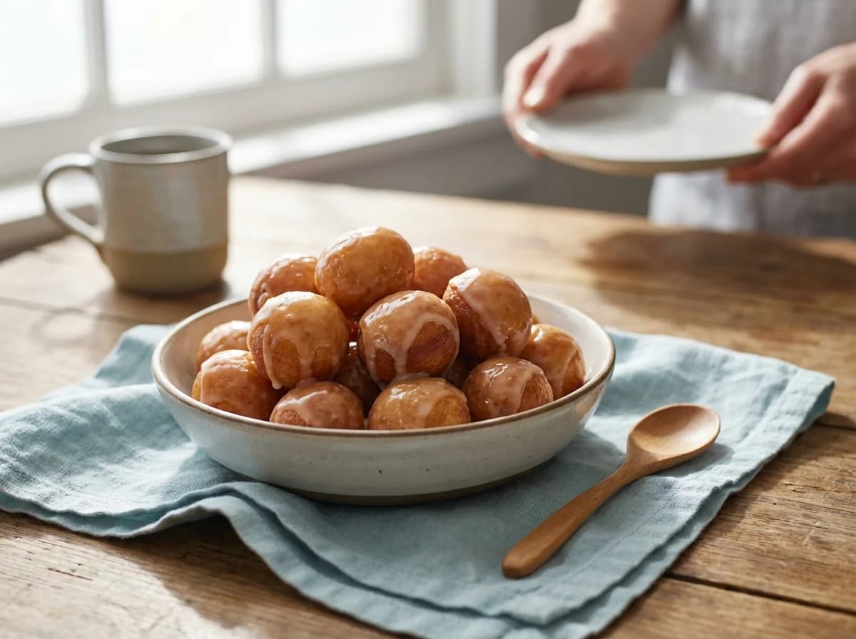 Easy Homemade Glazed Timbits Recipe