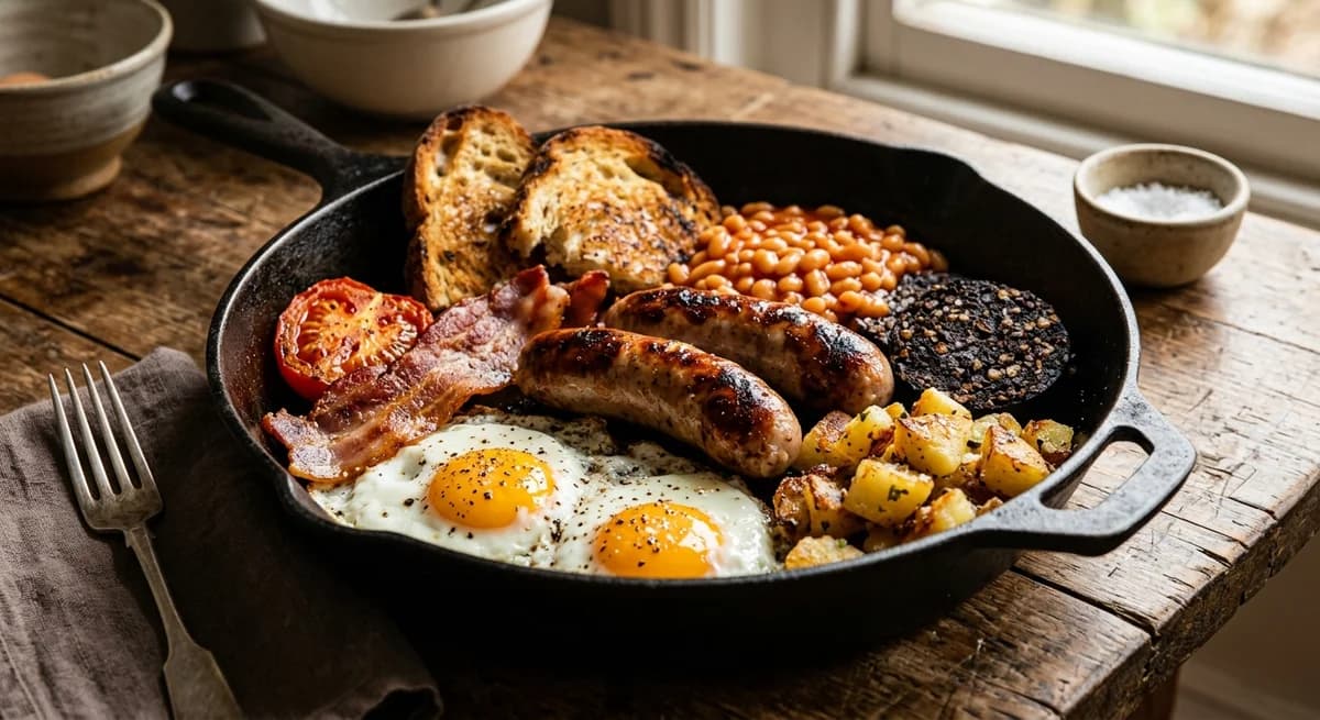 Easy One-Pan Full English Breakfast Recipe