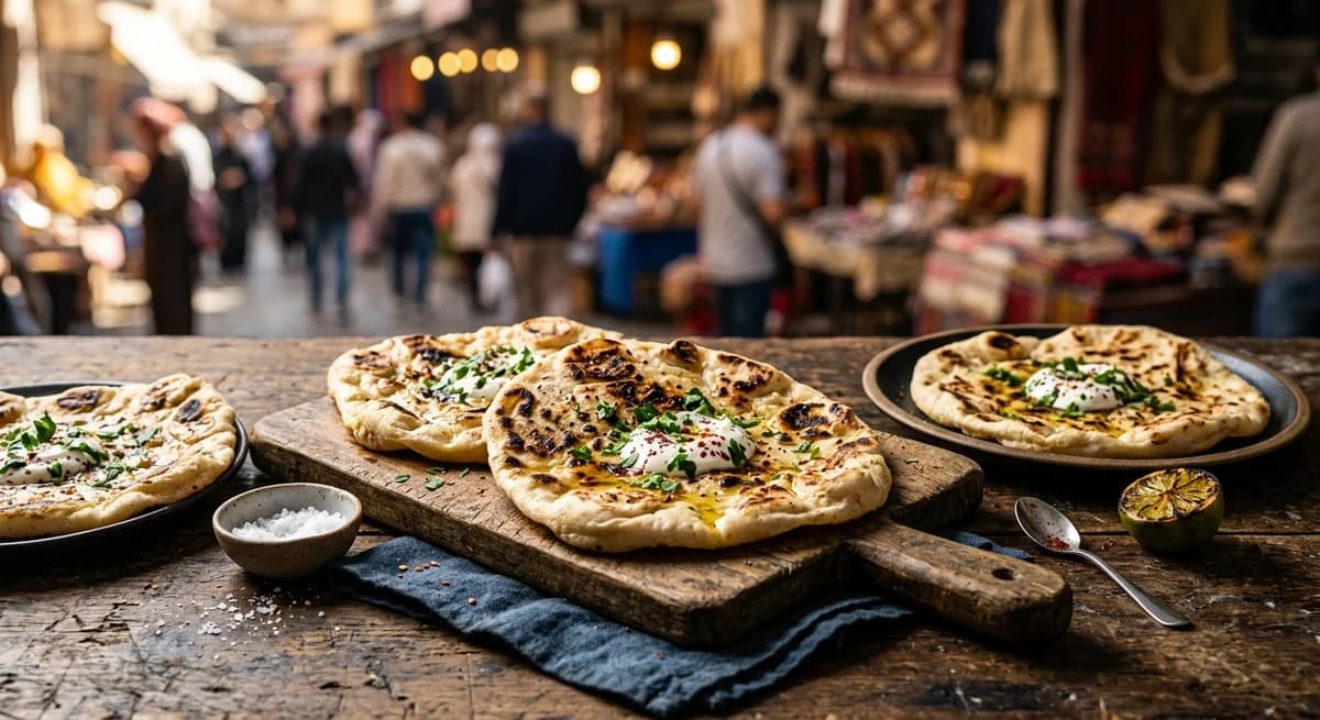 Easy Yogurt Griddled Flatbreads Recipe