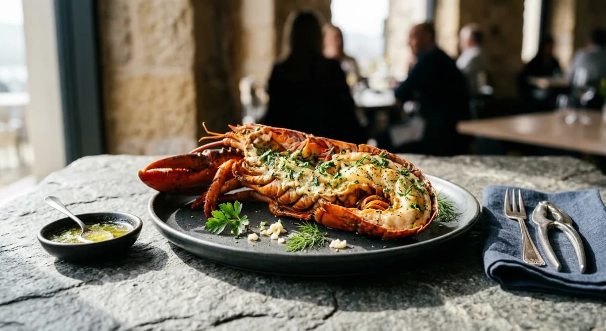 Elegant Garlic Herb Butter Blue Lobster Recipe