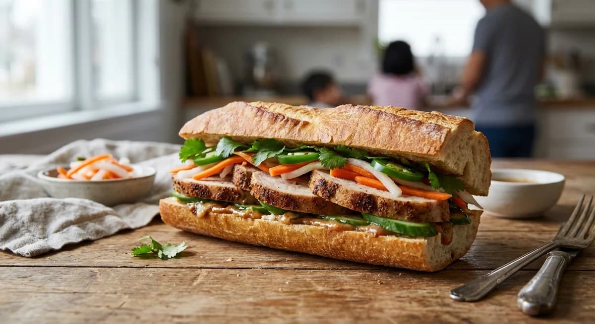 Five-Spice Roasted Turkey Bánh Mì