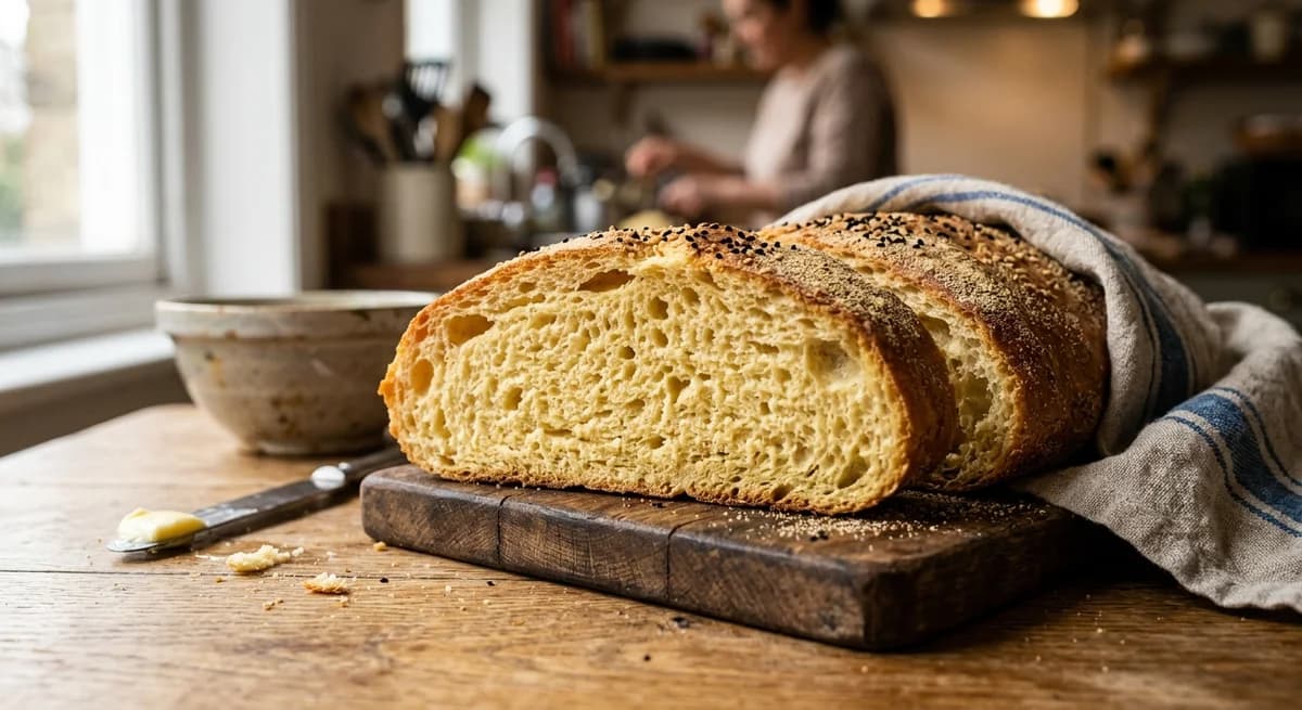 Fluffy Homestyle Khobz el Dar (Algerian Semolina Bread) Recipe