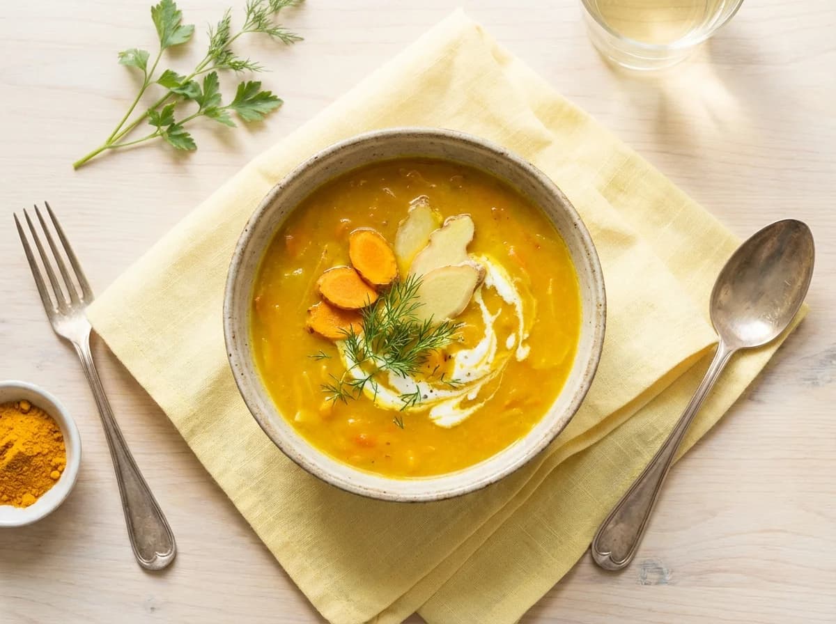 Golden Borsch with Ginger and Turmeric
