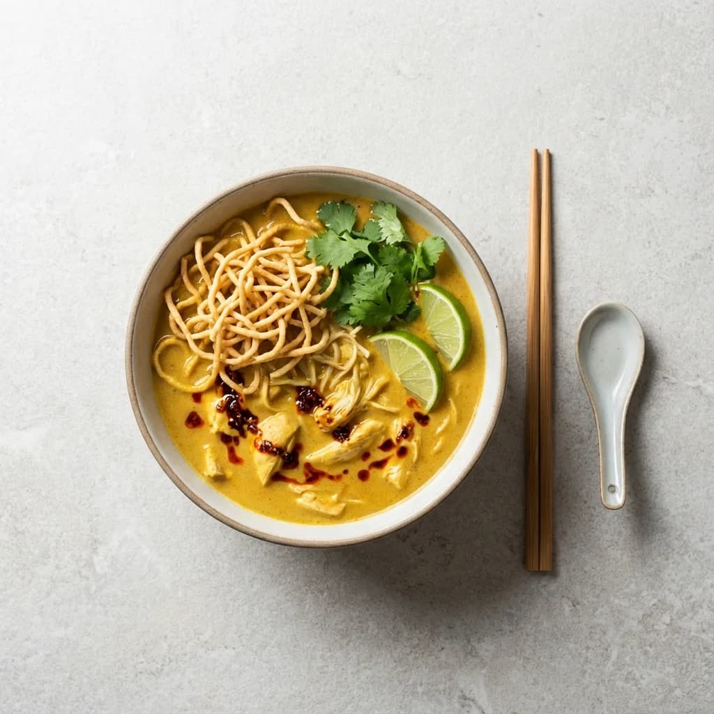 Golden Coconut Chicken Khao Soi