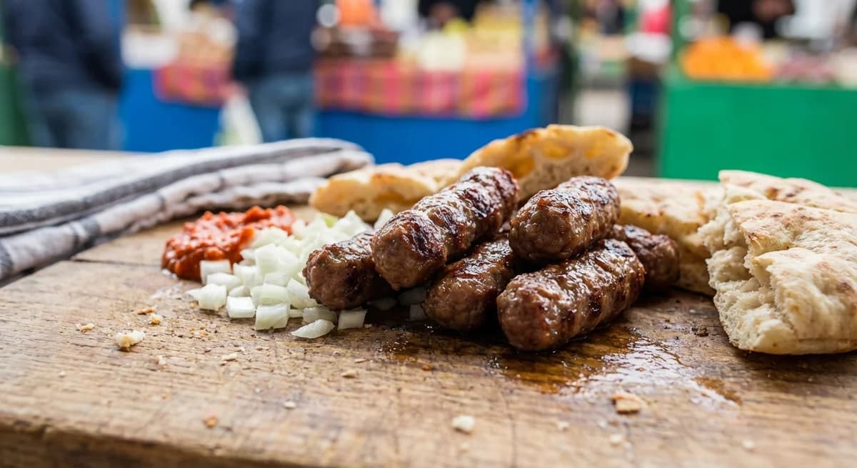 Grilled Balkan Cevapi Sausages Recipe
