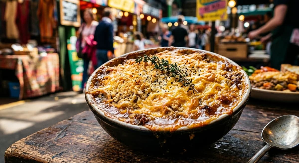 Hearty Cumberland Pie with Cheesy Breadcrumbs