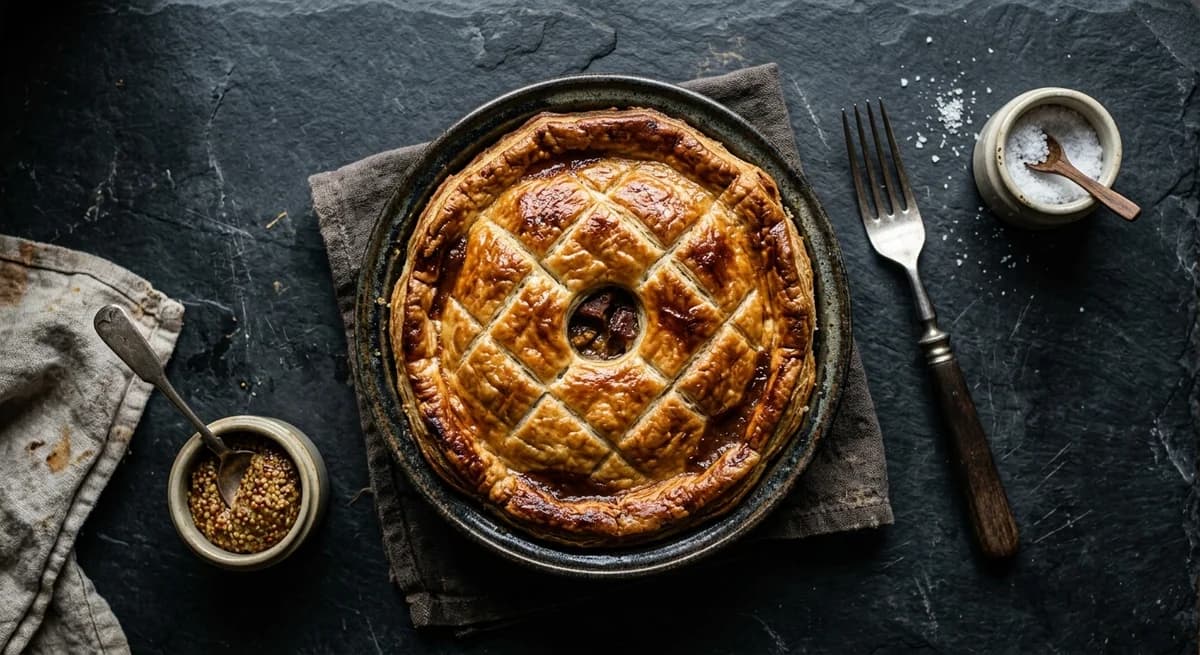 Hearty Homestyle Beef and Mustard Pie Recipe