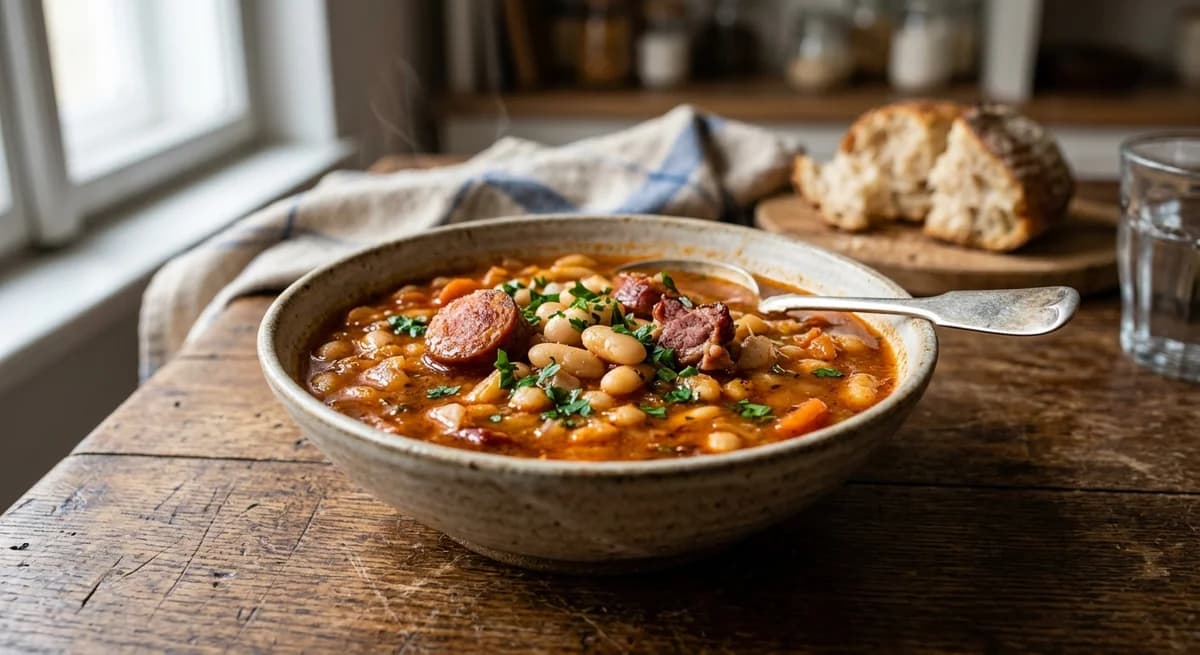 Hearty Homestyle Croatian Bean Stew Recipe