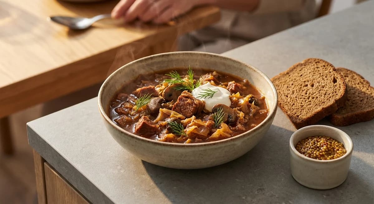 Hearty Traditional Polish Bigos (Hunter's Stew) Recipe
