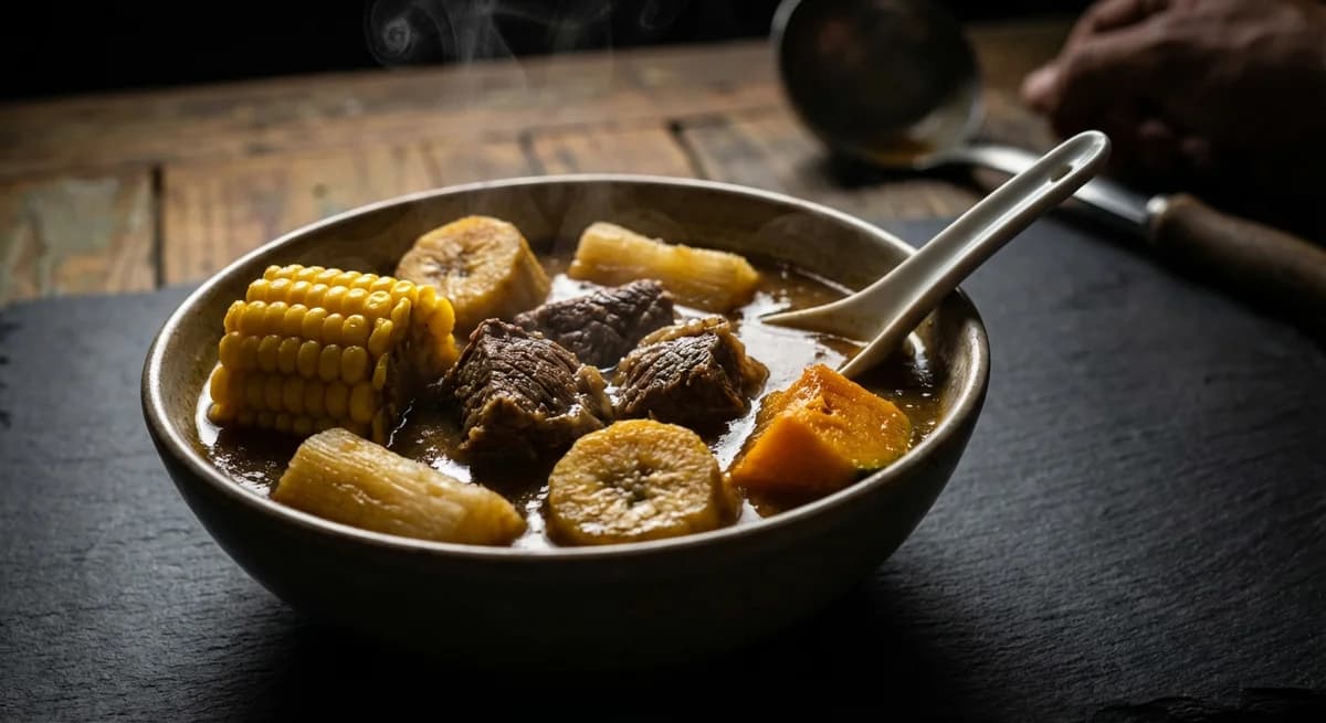 Hearty Venezuelan Beef Sancocho