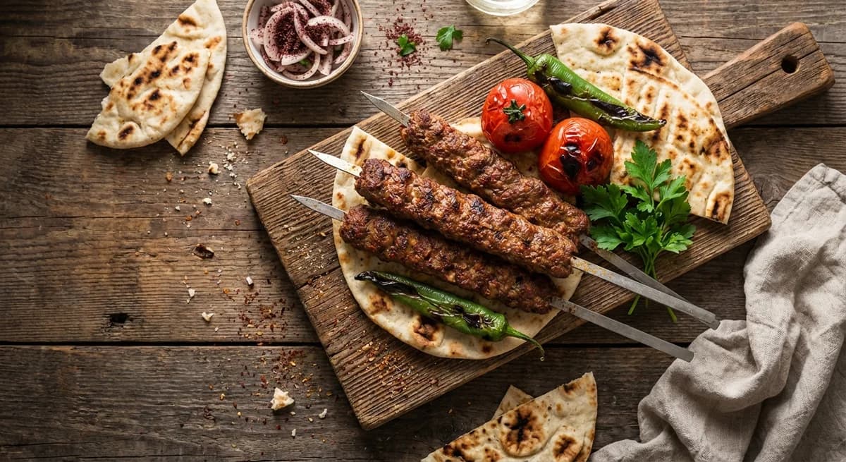 Homemade Oven-Broiled Adana Kebab