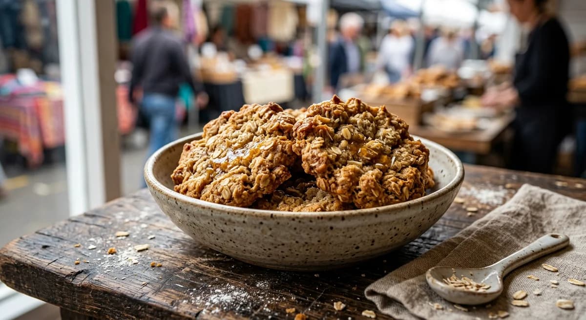 Homestyle Chewy Anzac Biscuits Recipe