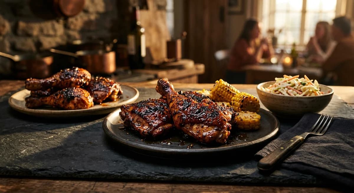 Homestyle Spiced Smoky Barbecue Chicken Recipe