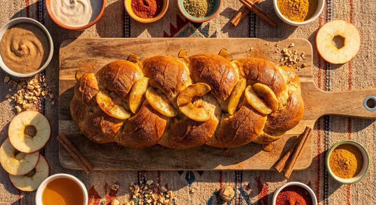 Honey Apple Cinnamon Challah