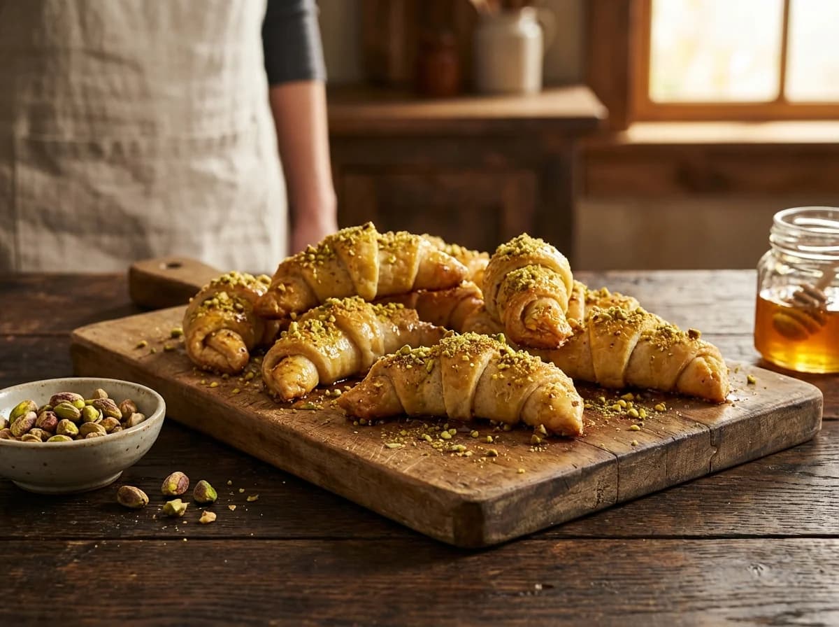 Honey-Roasted Pistachio Gazelle Horns